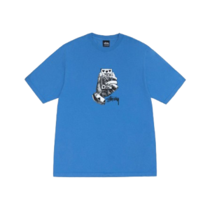 Stussy Bets Off Tee - Blue Pigment Dyed