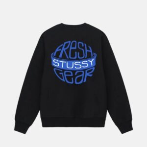 Stussy Fresh Gear Crew Sweatshirt - Black