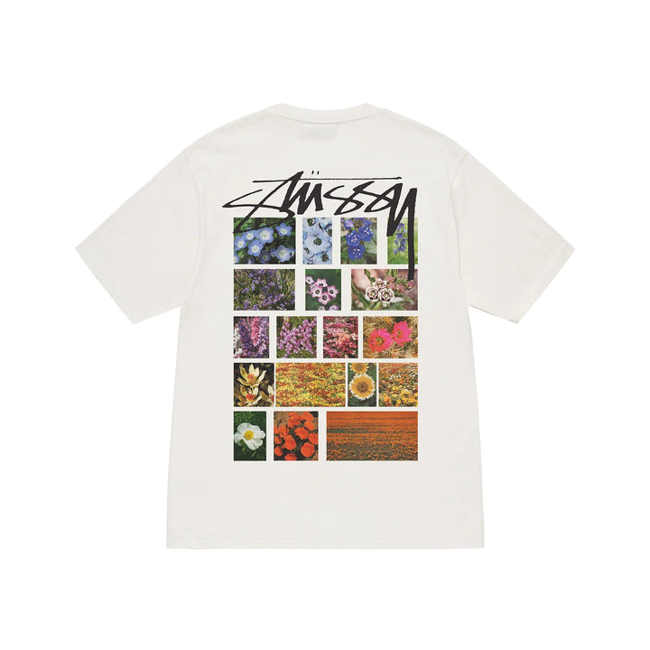 Flowers Grid White T-Shirt