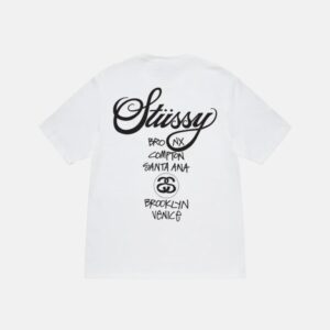 Stussy World Tour White T-Shirt